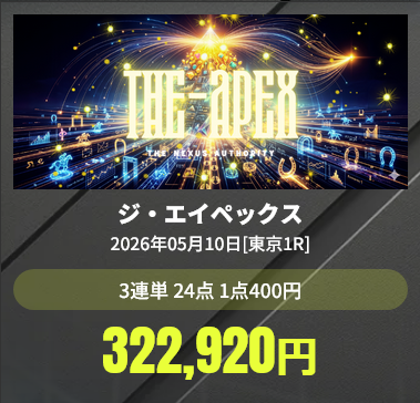 MODS(モッズ)競馬「ジ・エイペックス」の予想的中実績